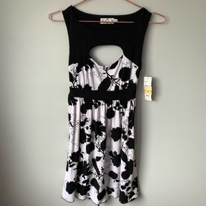 NWT Trixxi Dress with open chest & back detail
